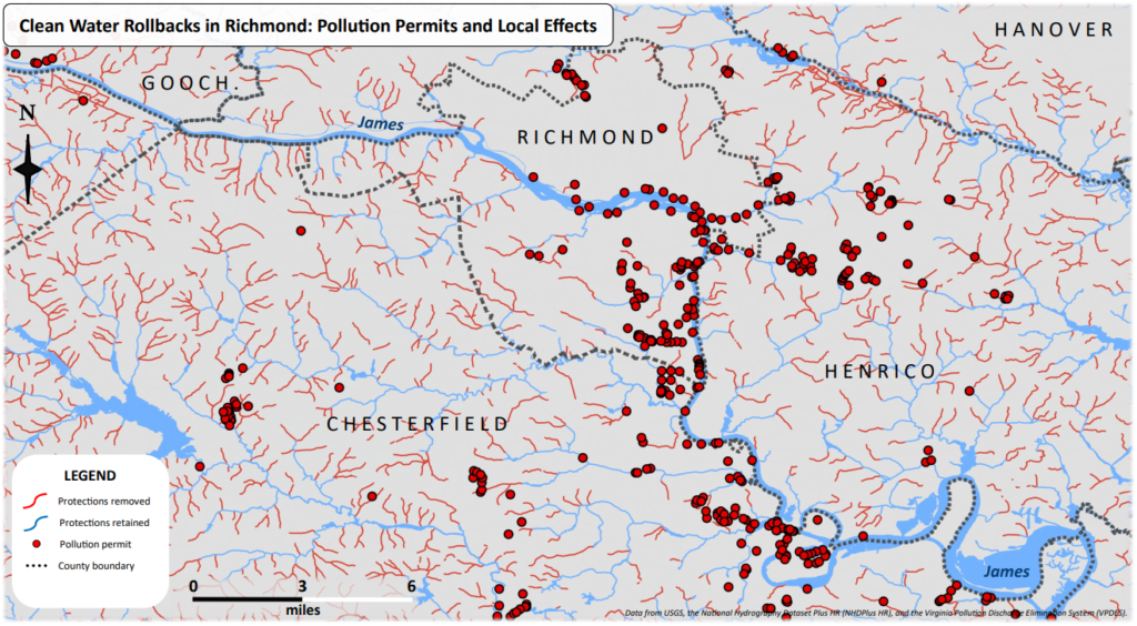 What does the Dirty Water Rule mean for the James River? James River