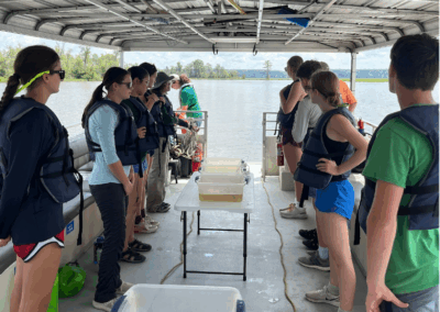 Education trip on the Spirit of the James