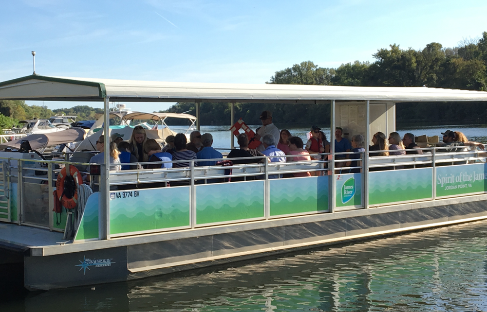 Spirit of the James Boat Tour Education trip on the Spirit of the James